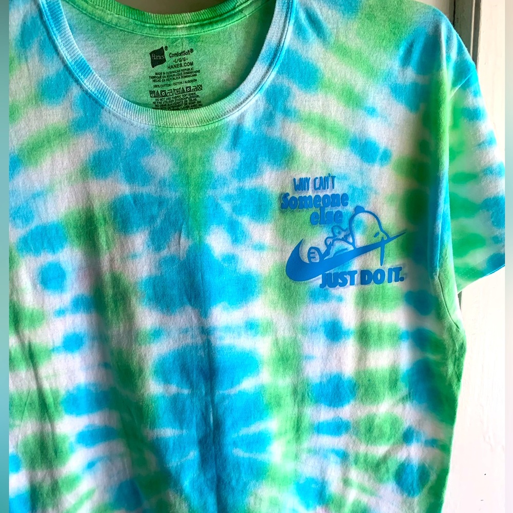 Tye-dye made for Makin smiles. All new materials.